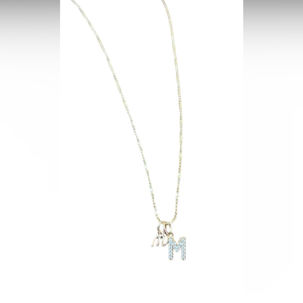 Initial “ M “ Necklace - image 8